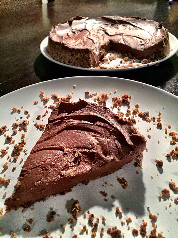 Σοκολατένιο κρεμώδες cheesecake χωρις ψήσιμο