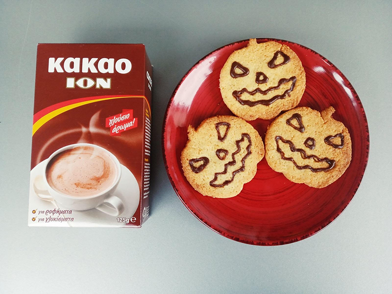 Εύκολα κετογονικά cookies Halloween